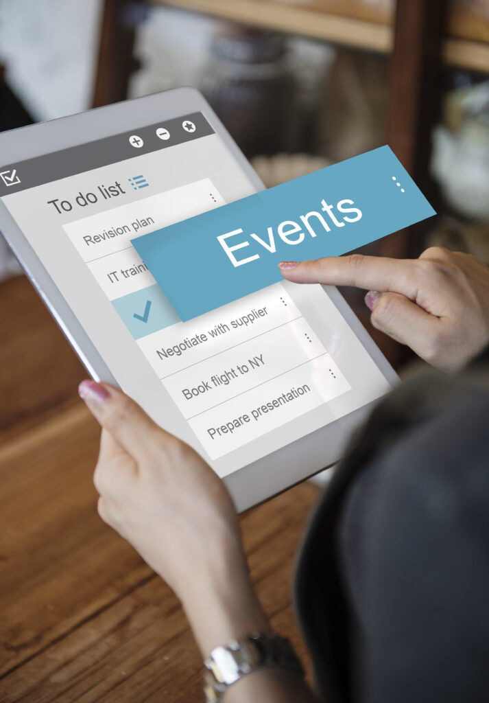 digital business to do list app interface